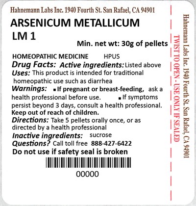 Arsenicum Metallicum LM 1 30g - Arsenicum Metallicum LM 1 30g